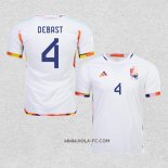 Camiseta Segunda Belgica Jugador Debast 2022