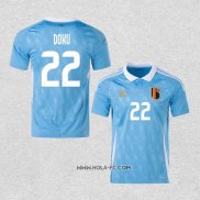 Camiseta Segunda Belgica Jugador Doku 2024