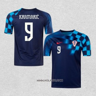 Camiseta Segunda Croacia Jugador Kramaric 2022