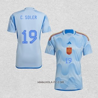 Camiseta Segunda Espana Jugador C.Soler 2022