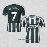 Camiseta Segunda Manchester United Jugador Beckham 2023-2024
