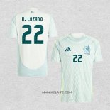 Camiseta Segunda Mexico Jugador H.Lozano 2024