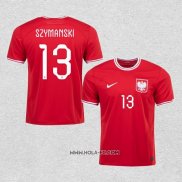 Camiseta Segunda Polonia Jugador Szymanski 2022