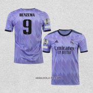 Camiseta Segunda Real Madrid Jugador Benzema 2022-2023