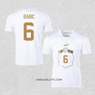 Camiseta Segunda Serbia Jugador Babic 2022