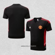 Camiseta de Entrenamiento Manchester United 2022-2023 Negro