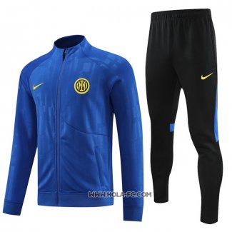 Chandal de Chaqueta del Inter Milan 2023-2024 Azul