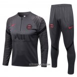 Chandal de Sudadera del Paris Saint-Germain 2022-2023 Gris