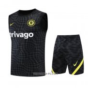 Chandal del Chelsea 2022-2023 Sin Mangas Negro