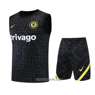 Chandal del Chelsea 2022-2023 Sin Mangas Negro