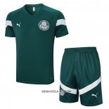 Chandal del Palmeiras 2023-2024 Manga Corta Verde - Pantalon Corto