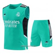 Chandal del Real Madrid 2022-2023 Sin Mangas Verde