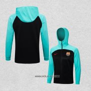 Chaqueta con Capucha del Barcelona 2022-2023 Azul y Negro