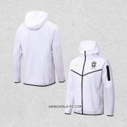 Chaqueta con Capucha del Brasil 2022-2023 Blanco