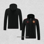 Chaqueta con Capucha del Manchester United 2022-2023 Negro