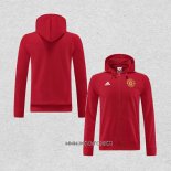 Chaqueta con Capucha del Manchester United 2022-2023 Rojo