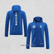 Chaqueta con Capucha del Real Madrid 2022-2023 Azul