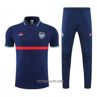 Conjunto Polo del Arsenal 2022-2023 Azul