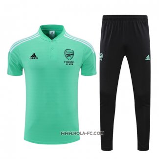 Conjunto Polo del Arsenal 2022-2023 Verde