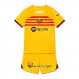 Camiseta Cuarto Barcelona 2022-2023 Nino