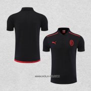 Camiseta Polo del AC Milan 2022-2023 Negro