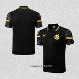 Camiseta Polo del Borussia Dortmund 2022-2023 Negro y Amarillo