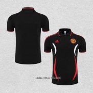 Camiseta Polo del Manchester United 2022-2023 Negro