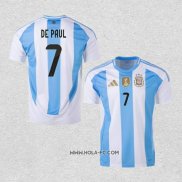 Camiseta Primera Argentina Jugador De Paul 2024