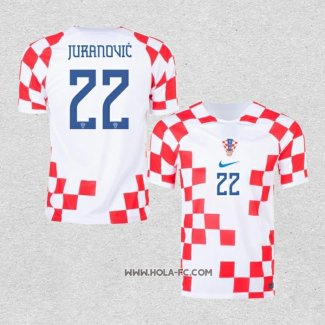 Camiseta Primera Croacia Jugador Juranovic 2022