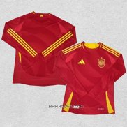 Camiseta Primera Espana 2024 Manga Larga