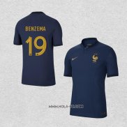 Camiseta Primera Francia Jugador Benzema 2022
