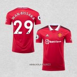 Camiseta Primera Manchester United Jugador Wan-Bissaka 2022-2023