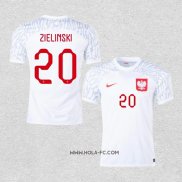 Camiseta Primera Polonia Jugador Zielinski 2022