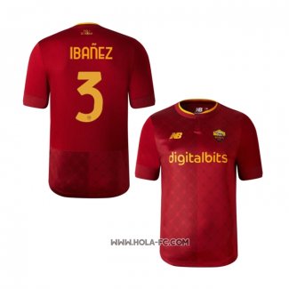 Camiseta Primera Roma Jugador Ibanez 2022-2023