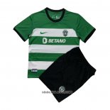 Camiseta Primera Sporting 2023-2024 Nino