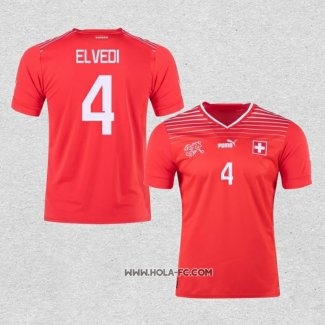 Camiseta Primera Suiza Jugador Elvedi 2022