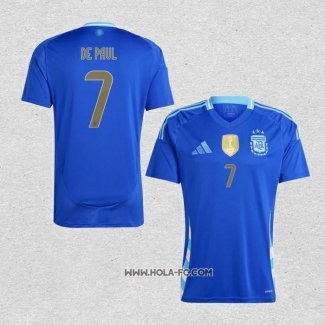 Camiseta Segunda Argentina Jugador De Paul 2024