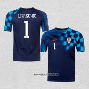 Camiseta Segunda Croacia Jugador Livakovic 2022