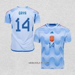 Camiseta Segunda Espana Jugador Gaya 2022