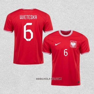 Camiseta Segunda Polonia Jugador Wieteska 2022