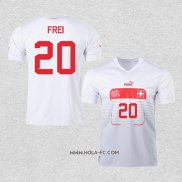 Camiseta Segunda Suiza Jugador Frei 2022