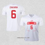 Camiseta Segunda Suiza Jugador Zakaria 2022