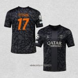 Camiseta Tercera Paris Saint-Germain Jugador Vitinha 2023-2024