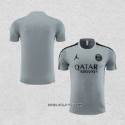 Camiseta de Entrenamiento Paris Saint-Germain Jordan 2023-2024 Gris