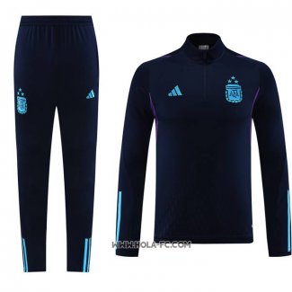 Chandal de Sudadera del Argentina 2023-2024 Azul