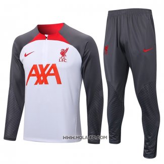 Chandal de Sudadera del Liverpool 2022-2023 Blanco