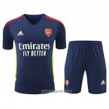 Chandal del Arsenal 2022-2023 Manga Corta Azul - Pantalon Corto