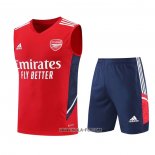 Chandal del Arsenal 2022-2023 Sin Mangas Rojo