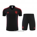 Chandal del Bayern Munich 2022-2023 Manga Corta Negro - Pantalon Corto