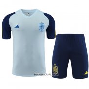 Chandal del Espana 2023-2024 Manga Corta Azul - Pantalon Corto